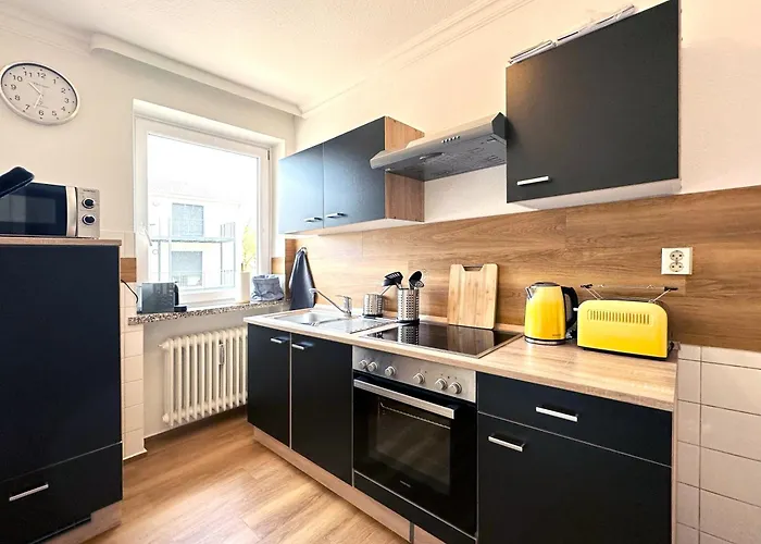 公寓 Moderne Im Zentrum - Hermannliving *